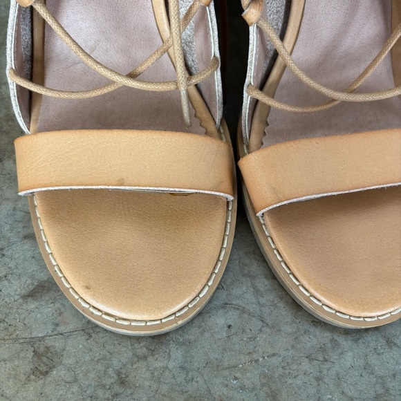FR x FP Free People Gladiator Style Heeled Sandals Size 9 - Picture 2 of 9